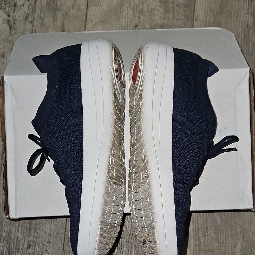 Fitflop Dark Blue Knit Sneakers - Picture 4 of 7